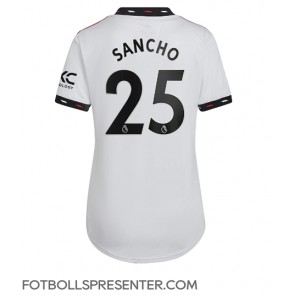 Manchester United Jadon Sancho #25 Borta Matchtröja Dam 2022-23 Kortärmad